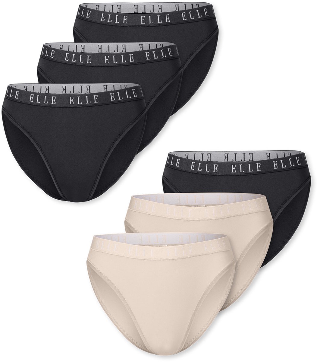 ELLE Slip High Leg - ELLE LOGO