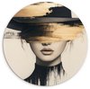 Femme - Chapeau, Or, Beige