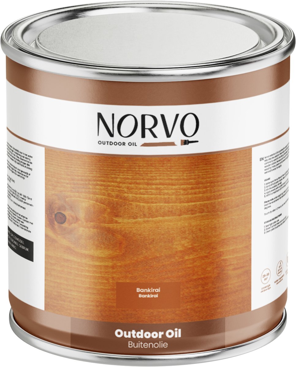Norvo | Outdoor Oil Bankirai 3 liter | Per Stuk