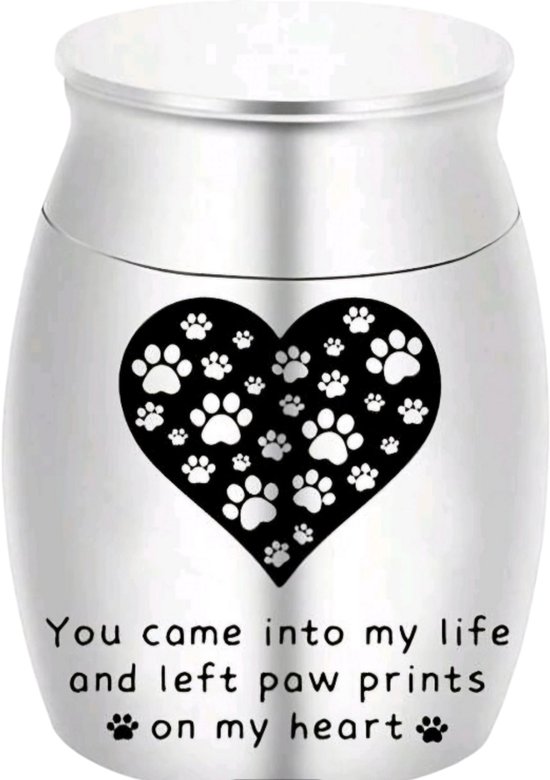 LZHLMCL Urn Box 70Mm Aluminium Vlinder Crematie Urn As Huisdier Begrafenis Keepsake Urn Je vleugels waren klaar Mijn hart was niet zilver