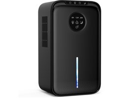 Airdestic Hypersonic Luchtontvochtiger – Dehumidifier – Extreem Stil – 1000ml/dag – Geschikt voor Huis / Slaapkamer & Badkamer – Zwart