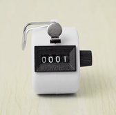CHPN - Compteur de métaux - Compteur à cliquet - Compteur manuel - Compteur à clics - Clicker - Comptage de personnes - Comptage de nombres - Wit - Analogique - Universel