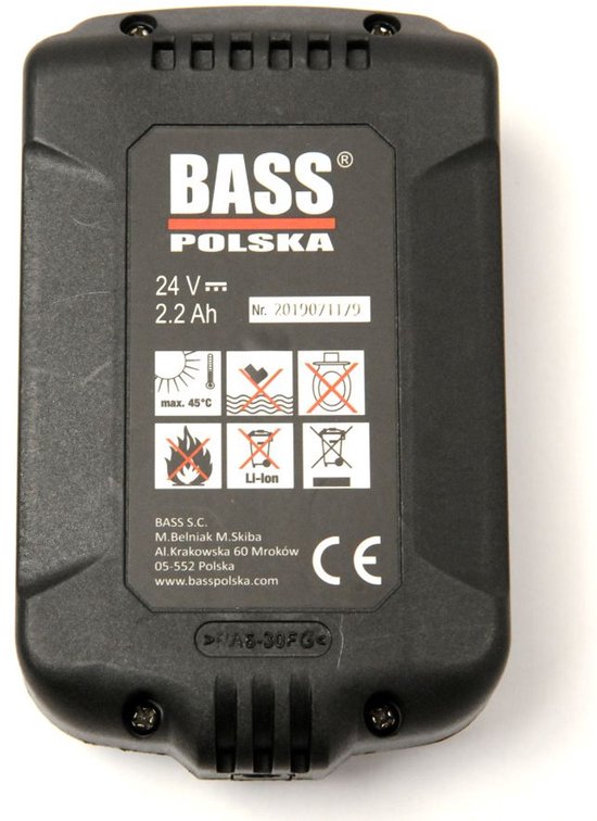 2,2 Ah accu voor 24V gereedschap