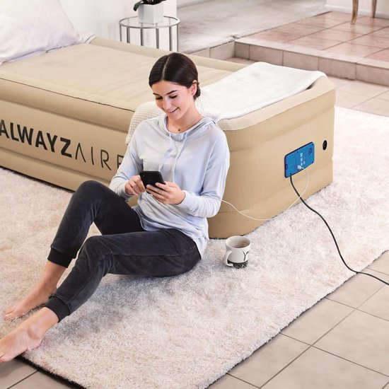 Bestway Luchtbed eenpersoons AlwayzAire Comfort Choice Fortech 69035
