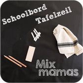 MixMamas Schoolbord Tafelzeil Rol - 120 x 300 cm - Zwart