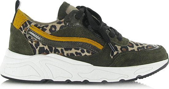 advocaat verlichten wang POELMAN P5614POE13 SNEAKER LEOPARD Groen - 40 | bol.com