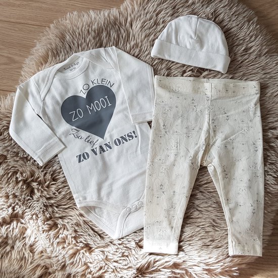 56 Newborn Baby Kleding Set tekst Jongens en Meisjes Romper