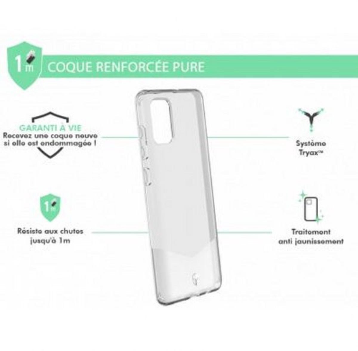 Force Case, Versterkte hoes Geschikt voor Samsung Galaxy A71 PURE, Transparant