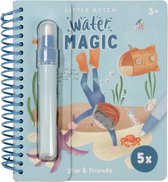 Little Dutch watertekenboek Water magic Jim & Friends - Bambolino Toys