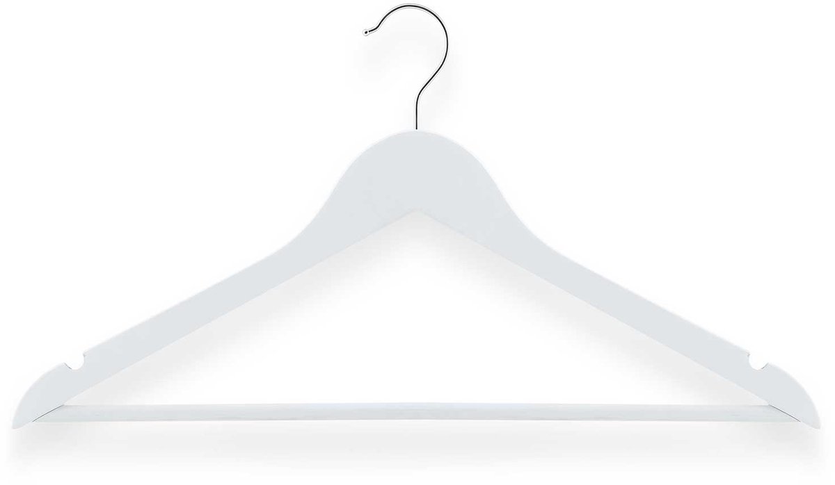 Houten kleerhangers 30st MS-858 Massido