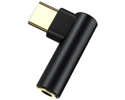 DrPhone SoundL Pro - Type-C naar 3.5mm Adapter – HiFi DAC Converter - 90 Graden USB-C Audio Jack voor o.a. Samsung