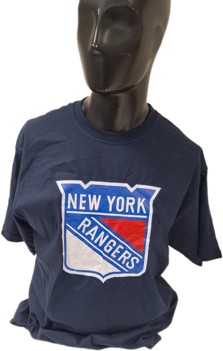 NEW YORK RANGERS-TSHIRT-NAVY-L