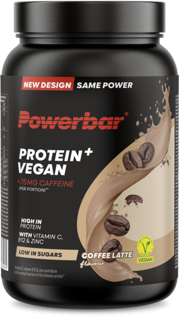 Goedkoopste Powerbar Protein Vegan | eiwitshake | Coffee Latte (570g