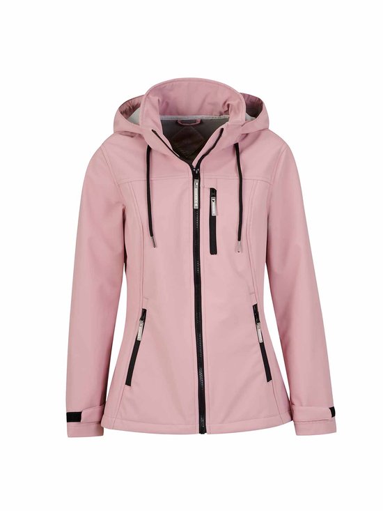BJØRNSON Kaisa Softshell Tussenjas Dames - Winddicht - Fleece - Maat 40 - Roze