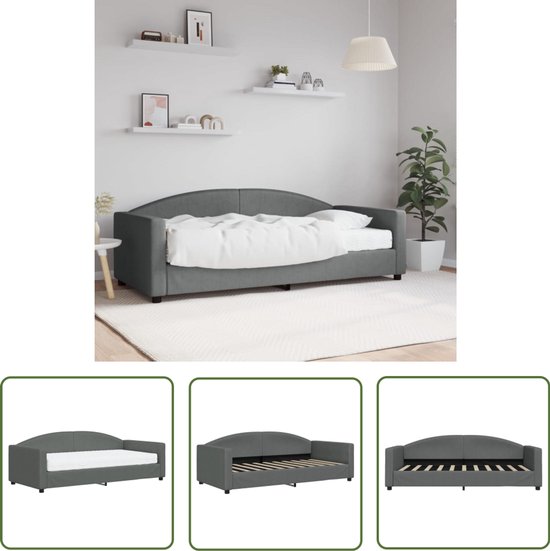 Dreamzie Lit Banquette 2 en 1 - Lit Canapé 92x202x36 cm - Cadre de lit Dreamzie Lit Banquette 2 en 1 - Lit Canapé 92x202x36 cm - Cadre de lit