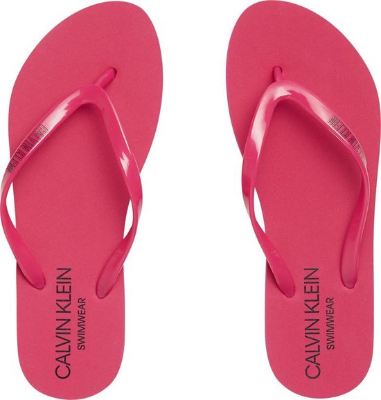 Calvin Klein - Dames - Sandal Slippers - Roze - 39-40 | bol.com