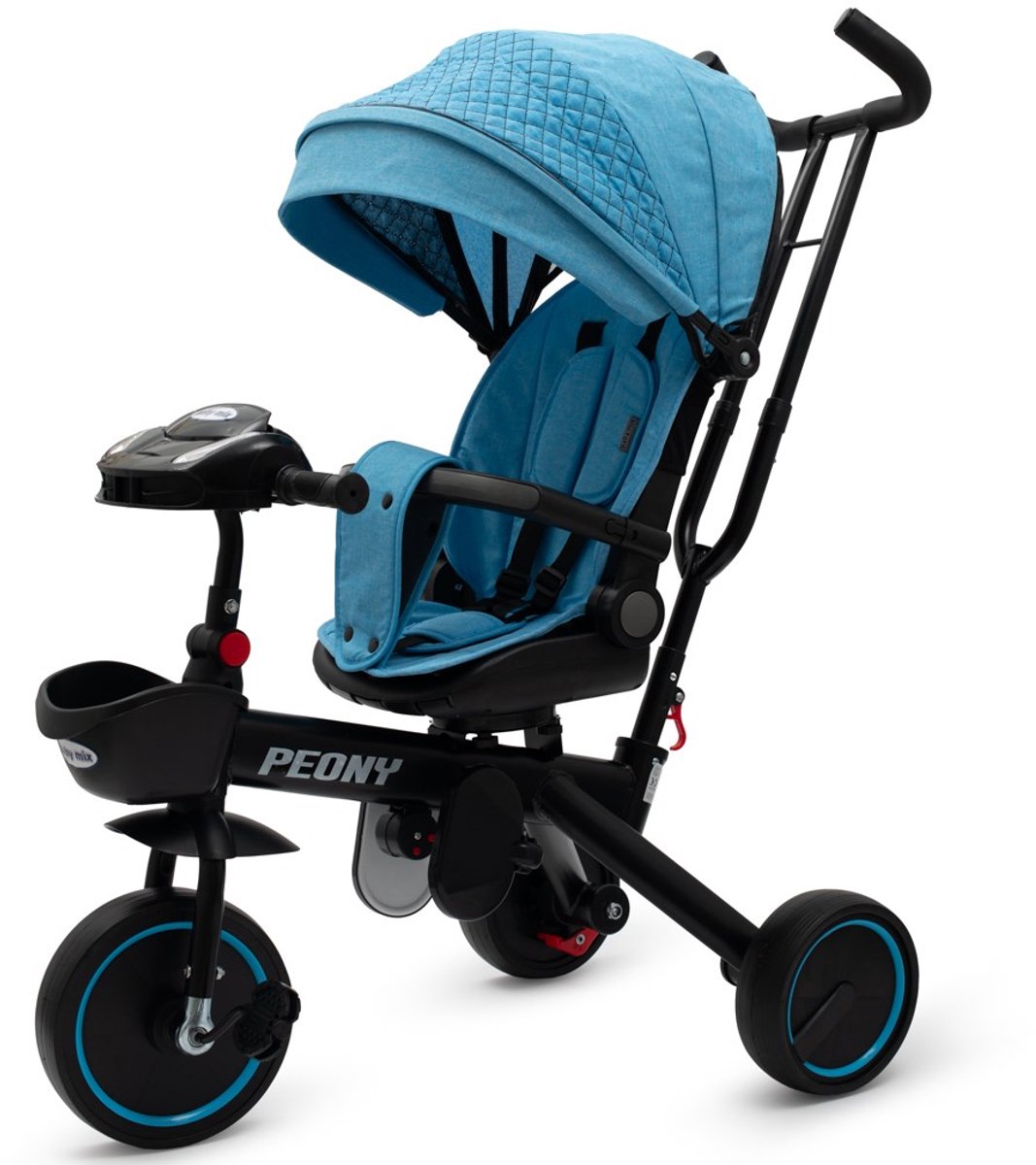 Baby Mix Peony EVA driewieler met oudersstuur - Loopfiets