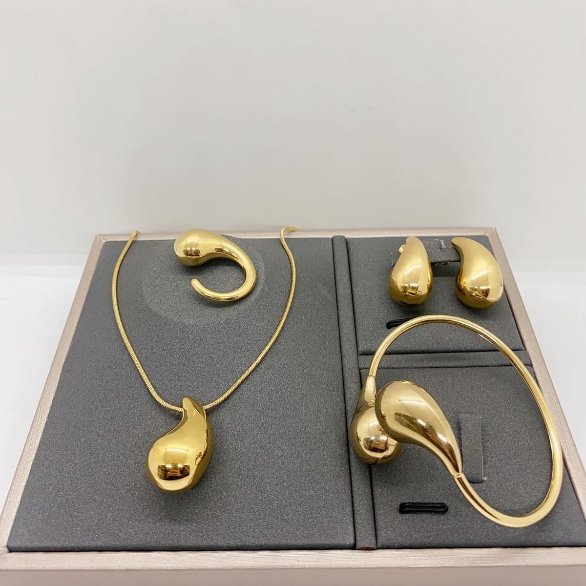 Sieraden Set Si Amor SW0090-G Roestvrij Staal Kleur Goud
