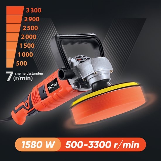 AOK PROFI pneumatische 6-delige mini polijstmachine set