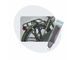 Voltano Snelbinders Fiets - Extra Sterk - Zwart - 65 - 105 CM - 24 inch t/m 28 inch - Universele Haak