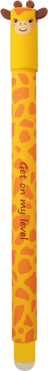 Eberhard Faber gelpen Animal Erase-It - Giraf - schrijfkleur blauw - uitwisbare pen - EF-582112