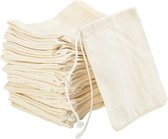 Sac CadeauPochon Tissu50 Pcs Petits Sacs En Tissu Sachet CotonSac Toile De Jute Pochette Tissu