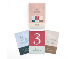 Maan Amsterdam - Mijn mijlpaalkaarten - 0 t/m 12 jaar - Set van 50 mijlpaal kaarten - A6 - Milestone cards - Babyshower cadeau - Kraamcadeau