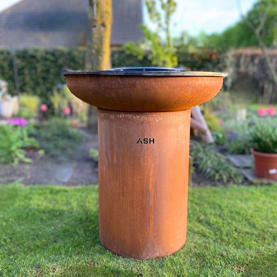 GardenMaxX Grill-Ahome 80 Corten - Plancha BBQ - Vuurschaal - Grillen