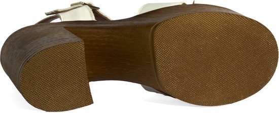 DESA Sandalen Leer Wit Vrouwen Schoenpunt: Nez ouvert Maat: 39 EU