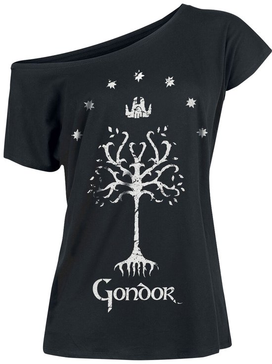 The Lord Of The Rings Tree Of Gondor Dames T-shirt - zwart - S
