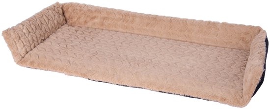 Petlando Vensterbank kussen met rand - kleur cappuccino beige Waves