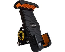 ORIGIN ™ - Telefoonhouder Fiets, Motor en Scooter - 360 Graden Rotatie - GSM Houder Fiets - Accessoires - Fiets Telefoonhouder Universeel - Fietshouder - Zwart / Oranje ORIGIN ™ - Telefoonhouder Fiets, Motor en Scooter - 360 Graden Rotatie - GSM Houder Fiets - Accessoires - Fiets Telefoonhouder Universeel - Fietshouder - Zwart / Oranje