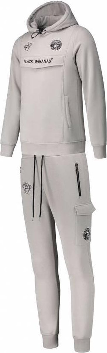 Black Bananas Anorak Tracksuit Grey 