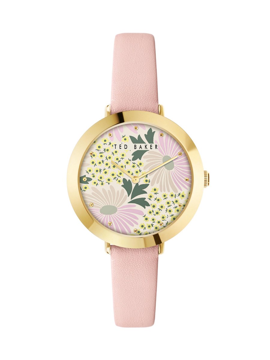 Ted Baker Ammy Fashion Tb Fashion Kwarts Analoog Horloge Roze Case: 100% Stainless Steel | Armband: 100% Leather 34 BKPAMS302W0, BKPAMS304W0