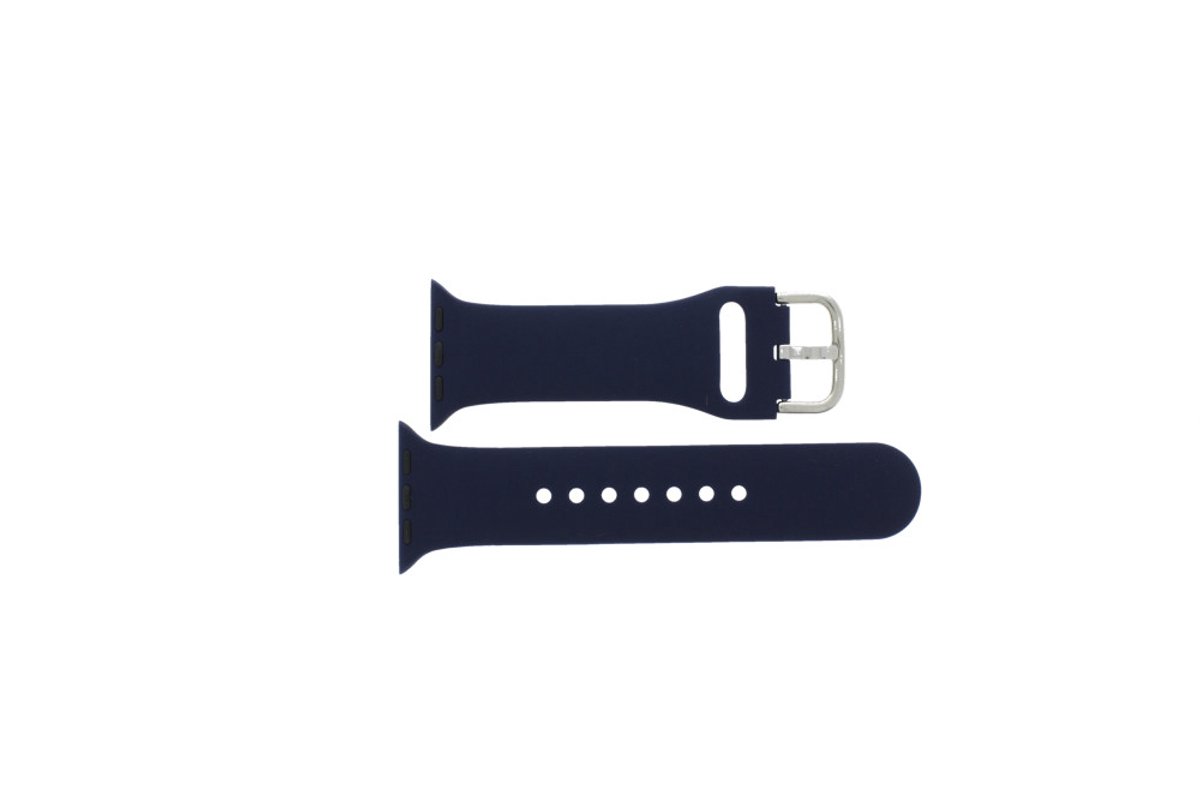 Horlogeband Smartwatch Universeel App.watch.7-8.le.05G Silicoon Blauw 32mm