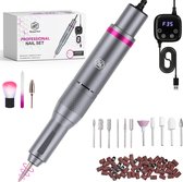 Beeperfect® Elektrische Nagelvijl Advanced - Nagelfrees - Manicure en Pedicure set - 12 Bitjes en 60 Schuurrolletjes - 35.000RPM
