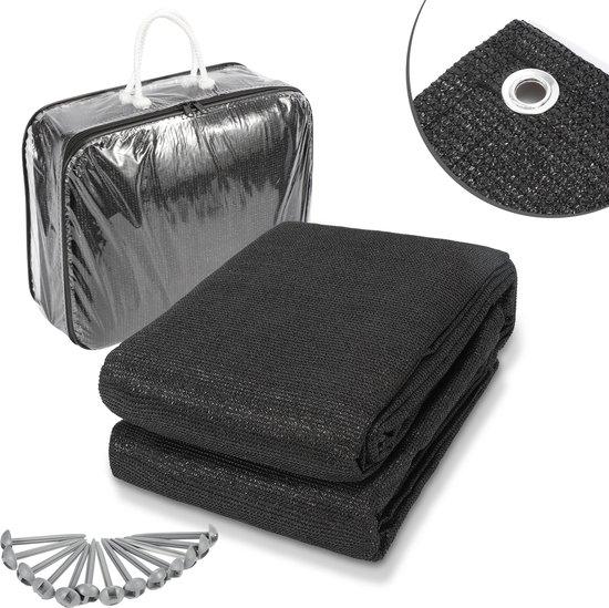 Happy Rhino Aufblasbare Zeltunterlage 250x600cm - Bodenschutz Für Camping Grau