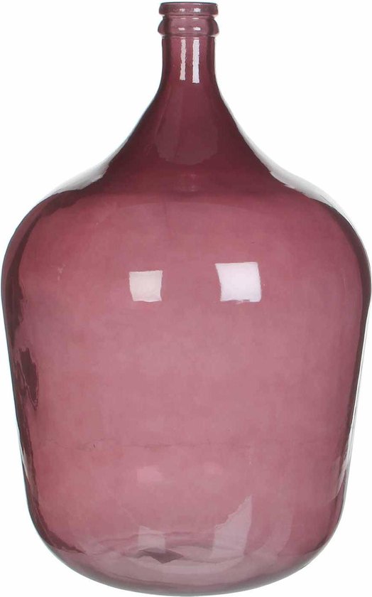 uit kussen Statistisch Mica Decorations fles diego glas maat in cm: 56 x 40 oud roze - OUD ROZE |  bol.com