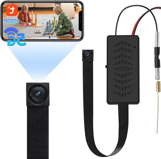 Nisanuki 5G WiFi Spion Camera, Draadloze HD 1080P Mini Verborgen