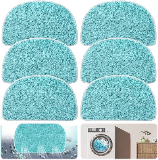 6 Stück Ersatzpad Für Leifheit CleanTenso Power 2.0 - Mikrofaser, 31,5x19,2cm