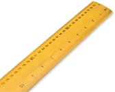 ROULEAU/RÈGLE DE MESURE EN BOIS avec POIGNÉE, Longueur 100CM, Couleur NATUREL