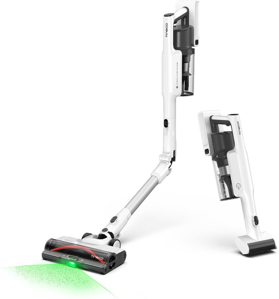 Tineco A50S steelstofzuiger - draadloos - 185 Watt - 180° buigbare stang - 70 min accuduur - LED display