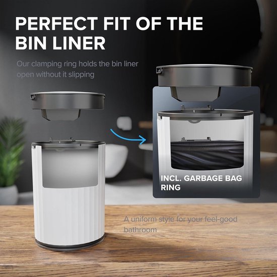ovimar Sensor Badeimer Senja | Schwarz | Sensor Mülleimer ovimar Sensor Badeimer Senja | Schwarz | Sensor Mülleimer