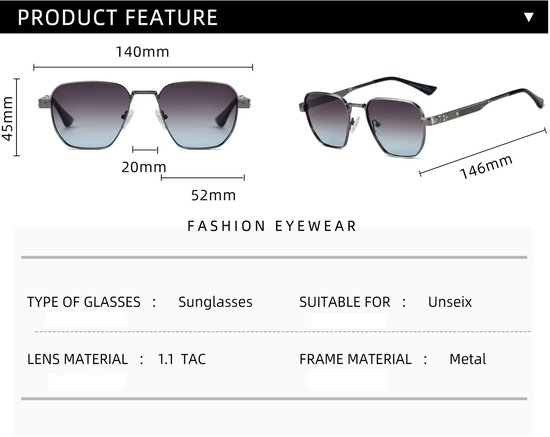 BUGOLINI Calisto - Gepolariseerde Zonnebril voor Mannen - Met UV400-bescherming - Anti Slip Pootjes - Luxe Bril - Zilver van BUGOLINI — afbeelding 4