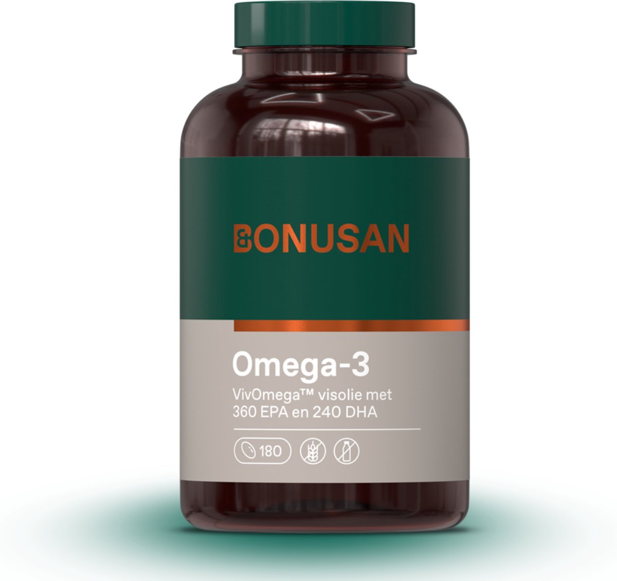 Goedkoopste BONUSAN Omega-3 – 180 Softgels – Visolie Capsules – Voor Hart, Hersenen en Zicht