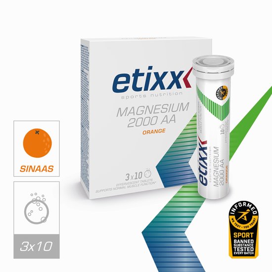 Etixx Magnesium 2000 AA 30 Bruistabletten