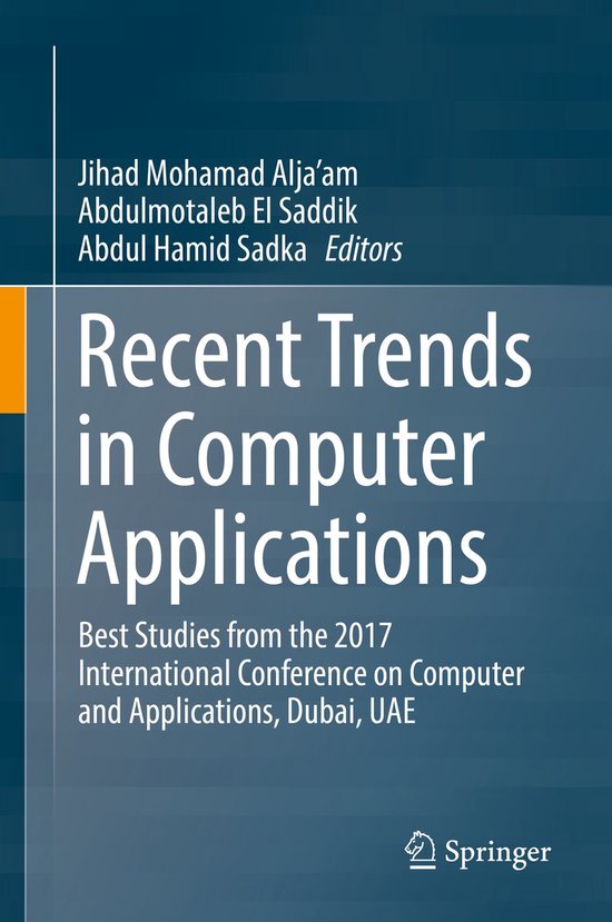 Recent Trends in Computer Applications - cover