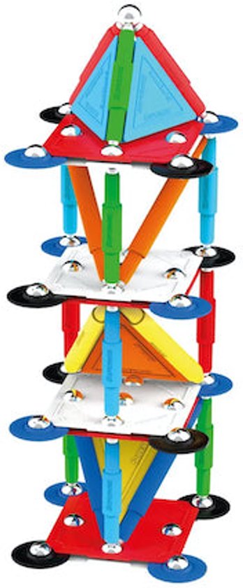 Magneet speelgoed Supermag Multicolor 85 SM0658 Multikleur