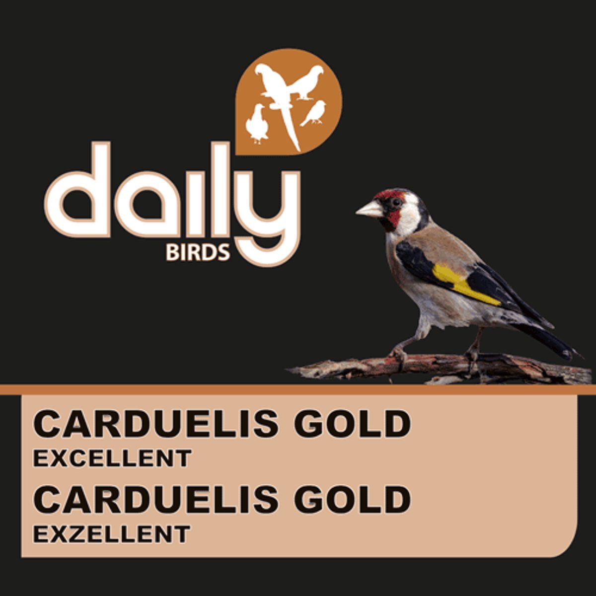 Daily Birds Carduelis Gold Excellent - 4 KG - Vinkachtige - binnenkweek
