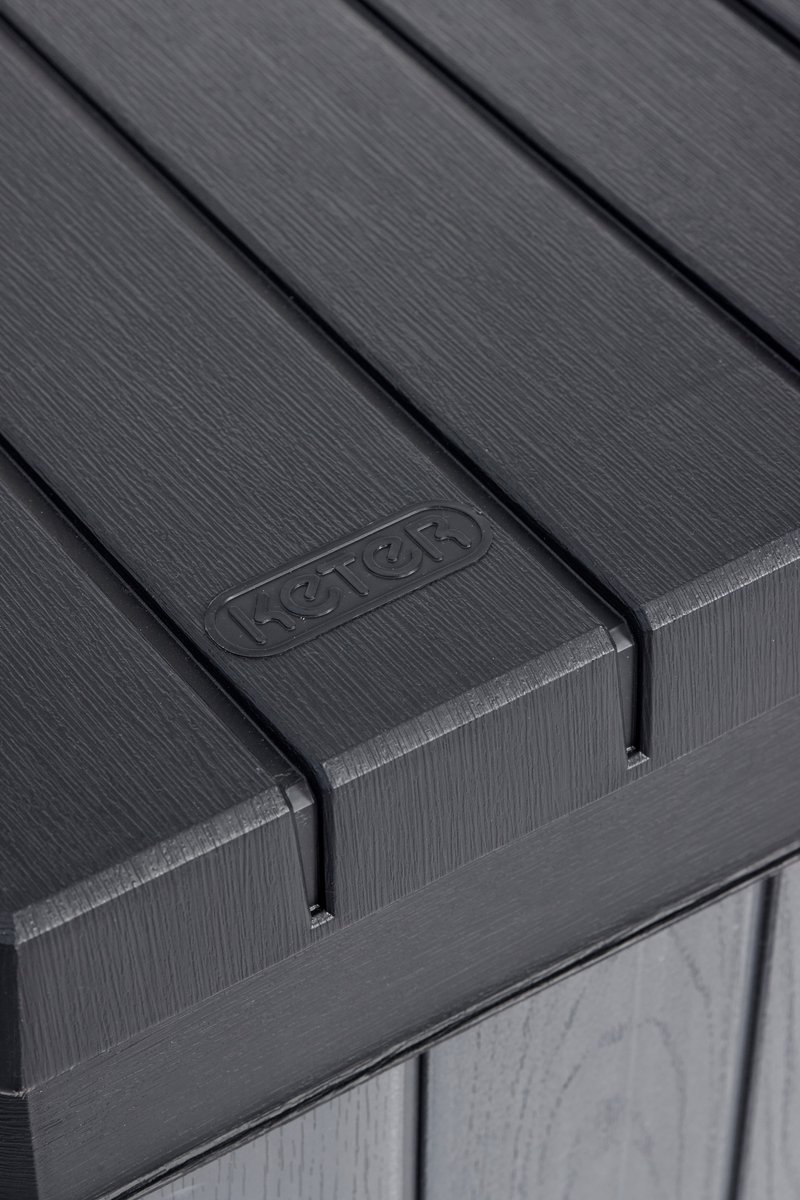 Keter Darwin Opbergbox - 670L - 142,5x65,5x89,52cm - Grijs
